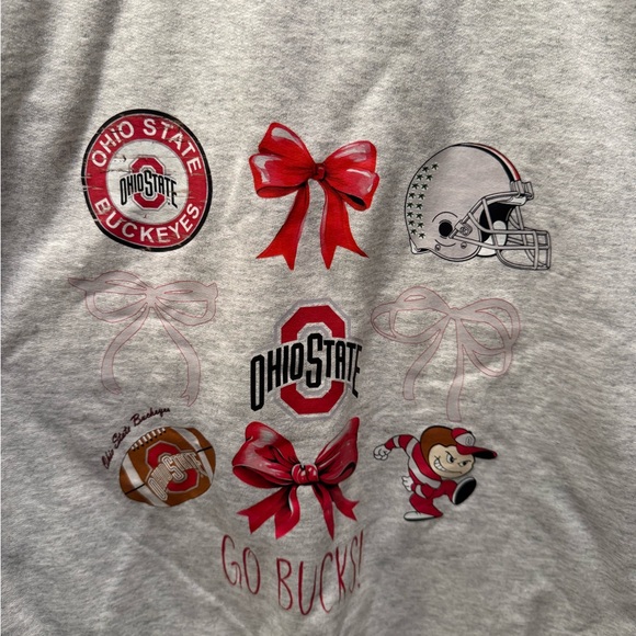 Ohio State Buckeyes Gray Crewneck Women’s Size S - Picture 2 of 7